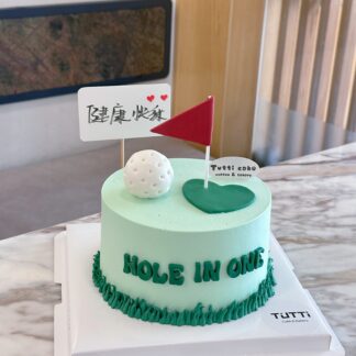 高尔夫主题生日蛋糕