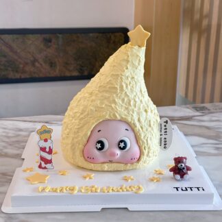 奶黄精灵造型生日蛋糕