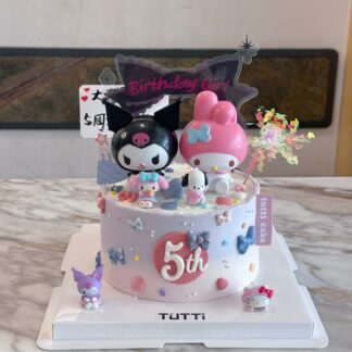 库洛米美乐蒂生日蛋糕