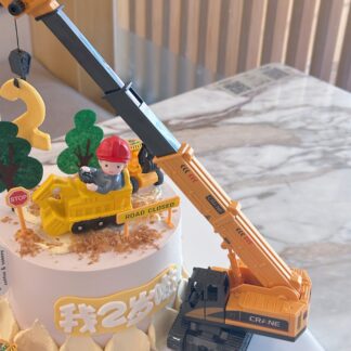 工程车吊车生日蛋糕