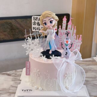 冰雪公主生日蛋糕