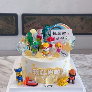 动漫公仔派对生日蛋糕
