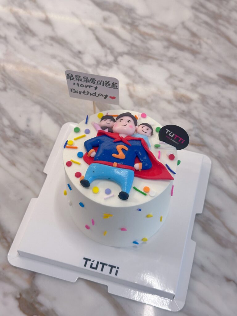超人汽车生日蛋糕