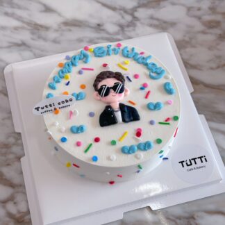 卡通头像生日蛋糕