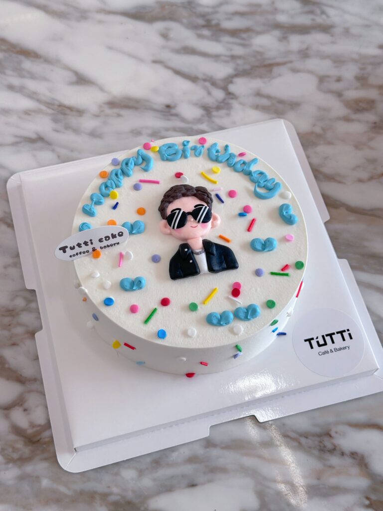卡通头像生日蛋糕