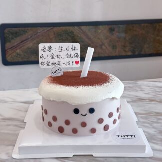 巧克力波点生日蛋糕