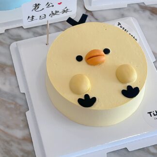 小黄鸭卡通蛋糕