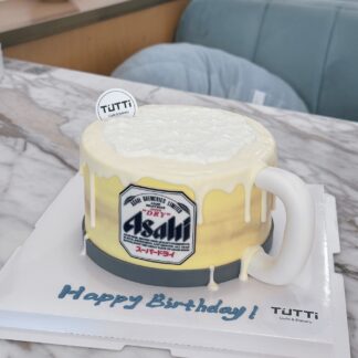 啤酒杯男士生日蛋糕