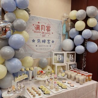满月宝宝宴甜品台