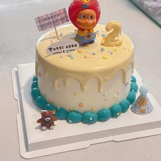 卡通女孩生日蛋糕