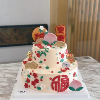 双层生日蛋糕 02