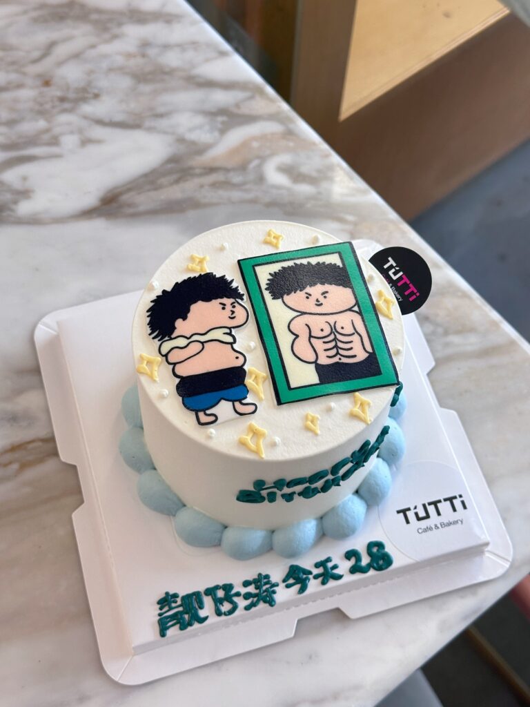 卡通翻页手绘蛋糕