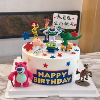 玩具伙伴生日蛋糕