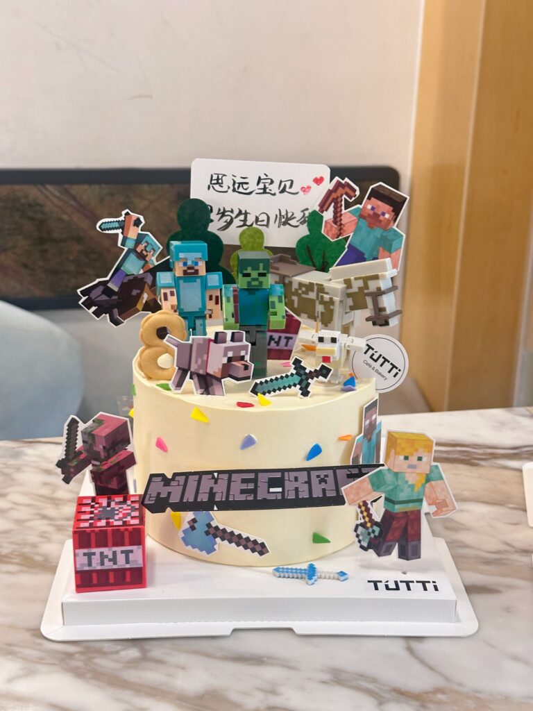 我的世界生日蛋糕
